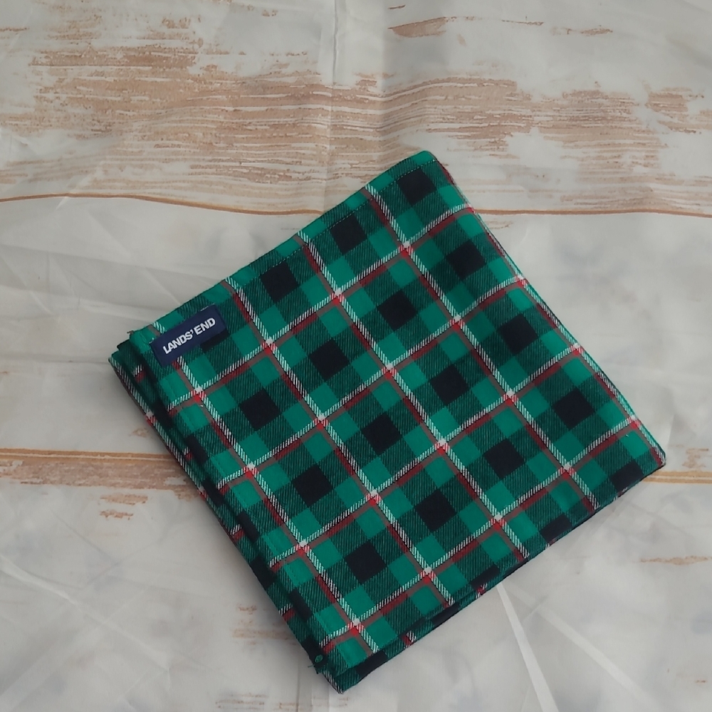 Lands End .. Cloth Napkin‎ ? Scarf ? Craft Fabric ? Not Sure What this is ...